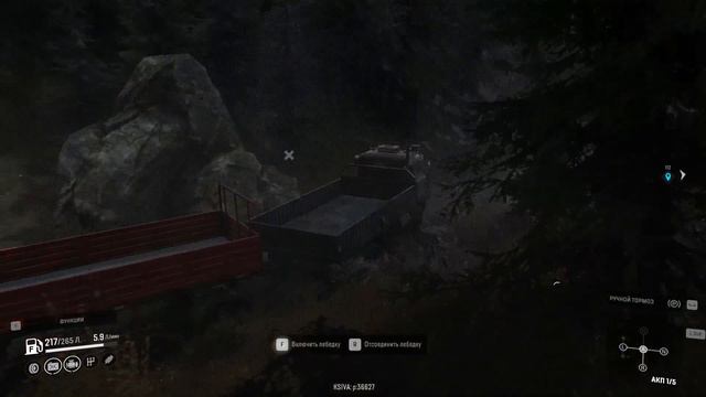 Разгребаем завал на дороге на новом тягаче ▶ игра симулятор бездорожья 4x4 offroad SnowRunner смотреть онлайн