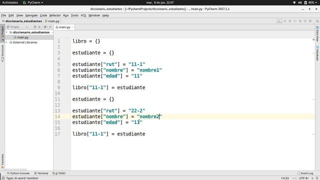 Ejercicio de Diccionario en Python 3 [1/2] смотреть онлайн