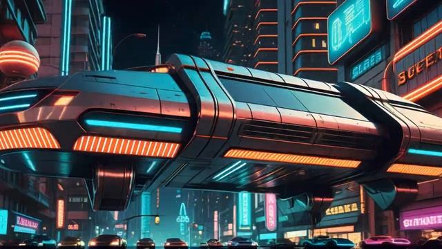 4K 60FPS Retro Futuristic City | Infinity Zoom Hypnotic Screensaver смотреть онлайн