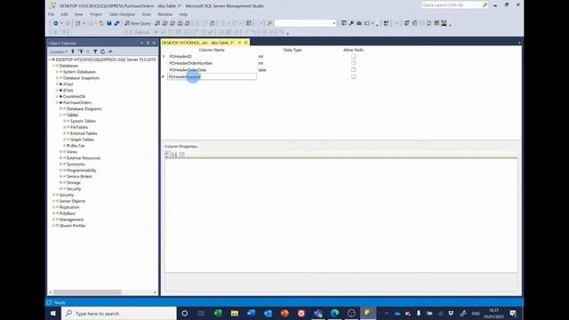 Adding SQL database and tables - Blazor Purchase Orders - Part 2 - long version смотреть онлайн