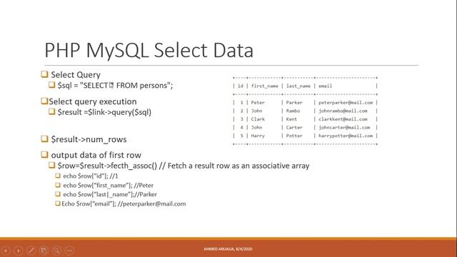12.2: MySQL Insert Data "Part 2" and PHP MySQL Select Data смотреть онлайн