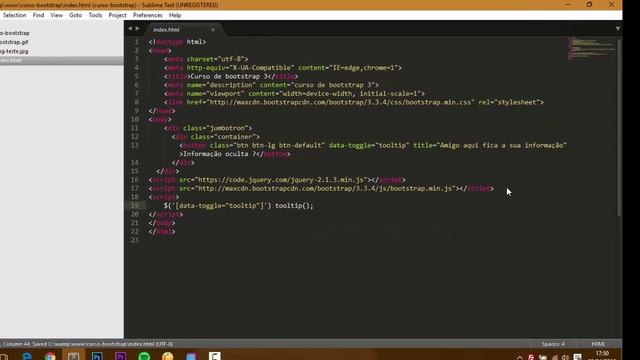 #11 Curso de Bootstrap 3 - Tooltip смотреть онлайн