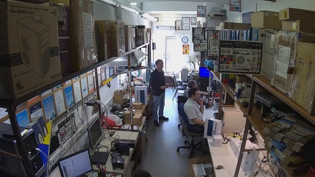 5Mp Купольная IP камера CO RD51P  Офис день