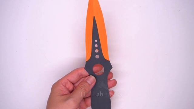 DIY paper Skeleton Knife CS GO || How to make origami ninja knife смотреть онлайн