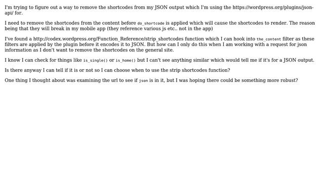 Wordpress: Hook Into the_content Filter For JSON API Only (2 Solutions!!) смотреть онлайн