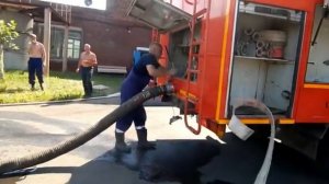 Боевое развертывание пожарных