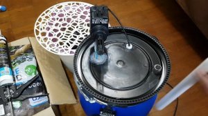 Внешний фильтр для акваиума из бочки