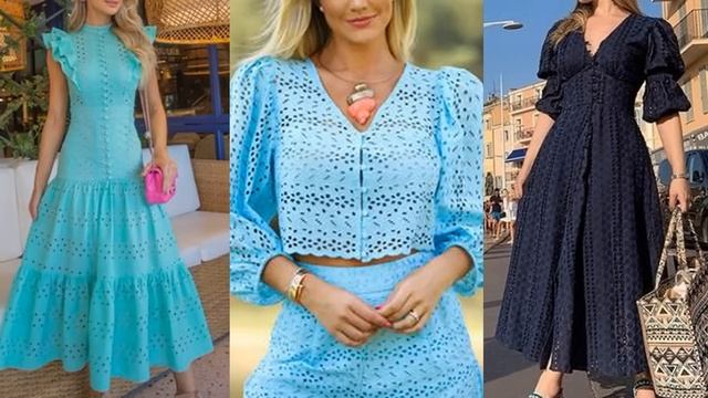 МОДНЫЕ ПЛАТЬЯ ИЗ ШИТЬЯ ?ИДЕИ МОДНОЙ ОДЕЖДЫ ИЗ ПРОШВЫ? смотреть онлайн