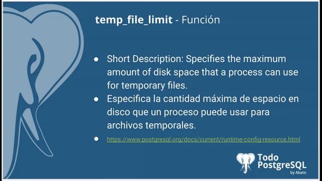 Píldoras PostgreSQL - Episodio 34 - Parámetro temp_file_limit смотреть онлайн