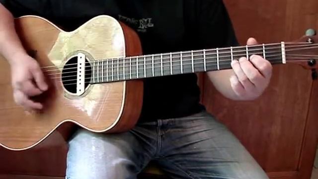 AYERS guitar - LR Baggs M1 activ - Line6 UX1 смотреть онлайн