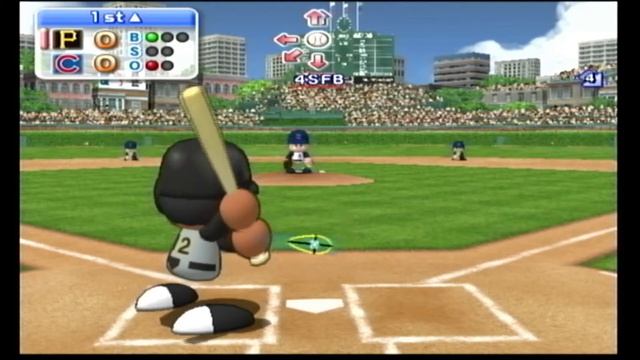 MLB Power Pros 2008 Wii gameplay смотреть онлайн