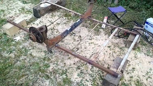 НАЧАЛО ТЕЛЕГИ ДЛЯ МОТОБЛОКА!!!ЧАСТЬ 1. смотреть онлайн