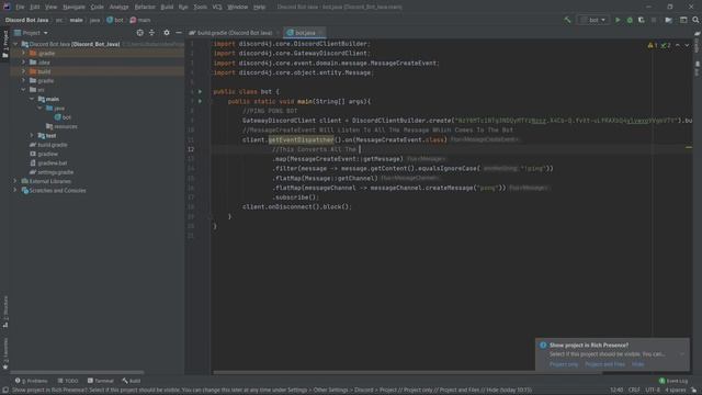 Create A Ping Pong Bot With Java Using Discord4J | Episode 01 смотреть онлайн