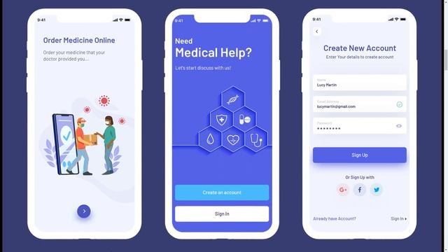 CYZO Medical App UI Kit for Photoshop health ambulance смотреть онлайн
