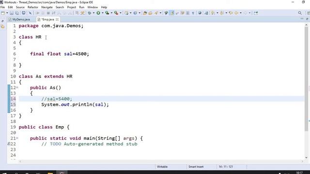 #17 Final keyword in Java | Learn Java in Tamil смотреть онлайн