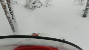 Обзор тайга варяг 550V по глубокому снегу