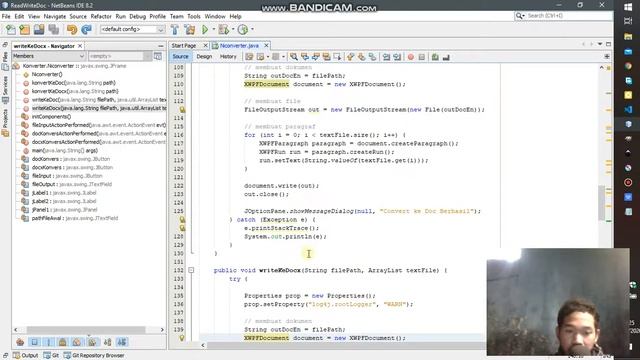 Program Java Konverter TXT ke DOC/DOCX #2 смотреть онлайн