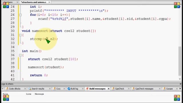 Bangla C programming tutorial 96 Structures and unions Sort a structure array namesort HD смотреть онлайн