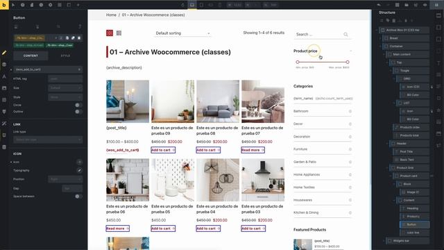 01 - Archive Woocommerce template - Fancy Bricks смотреть онлайн