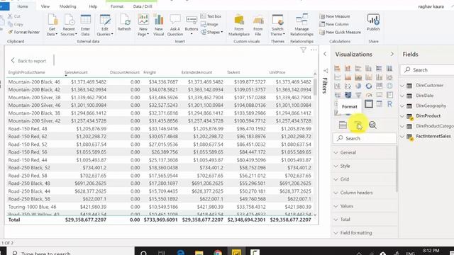 Change backgroud colours for table header Power BI смотреть онлайн