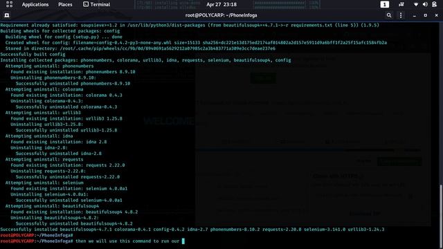 OPEN SOURCE INTELLIGENCE GATHERING WITH PHONEINFOGA смотреть онлайн
