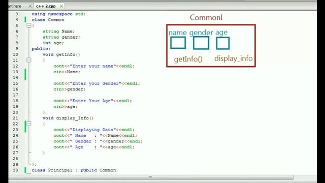 HIERARCHICAL INHERITANCE IN C++ - 43 смотреть онлайн