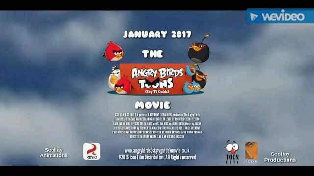 The Angry Birds Toons (Sky TV Guide) Movie (2017) UK Poster