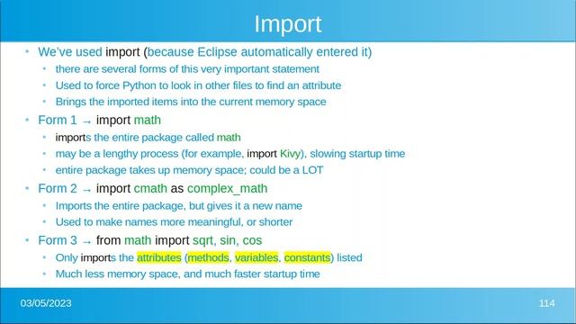 DPB's Object Oriented Programming using Python (class 10) -- Even more vocabulary!!! смотреть онлайн