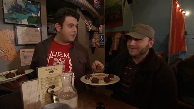 Can Adam Beat The "Great Balls Of Fire Challenge"? | Man v. Food смотреть онлайн