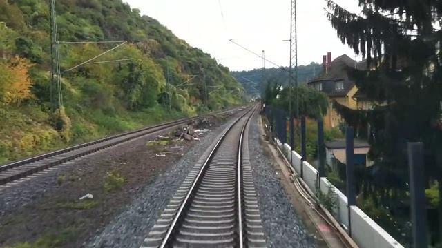 Hd720cam - Führerstandsmitfahrt - Vallendar - Niederlahnstein - Loreley  -Rüdesheim