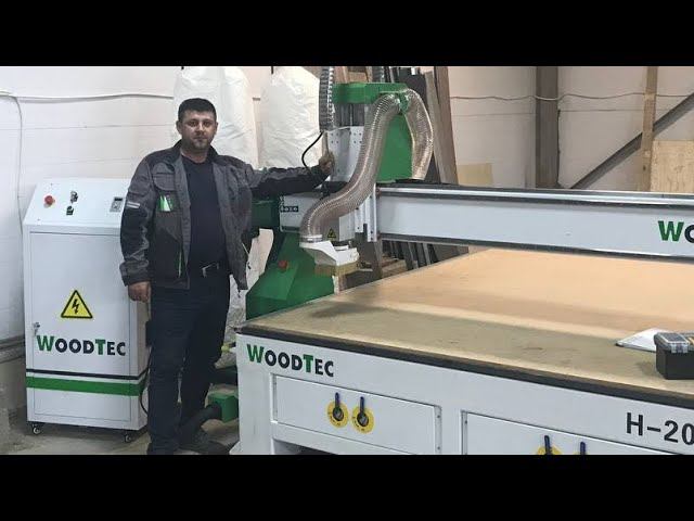 Woodtec H-2040 наладка в ЧЕРЕПОВЦЕ нашими Вологодскими инженерами видеообзор станка смотреть онлайн