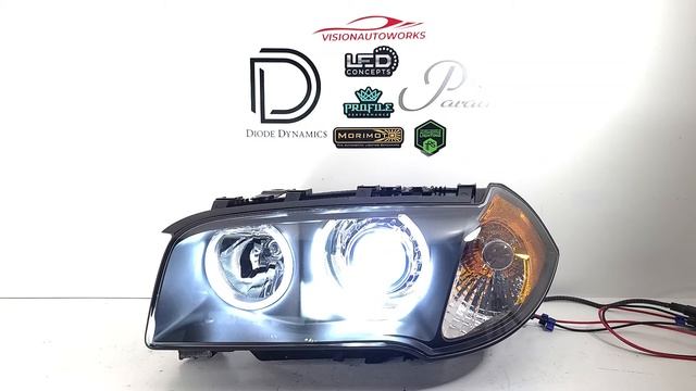 BMW X3 (E83) Retrofit Headlights - Morimoto Mini H1 8.0, Halos, E46-R ext shrouds - VisionAutoworks смотреть онлайн