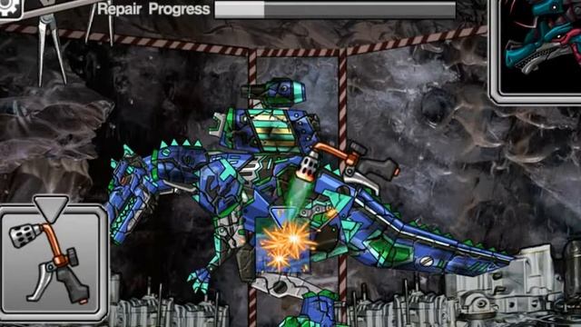 Dino Robot Repair Ceratosaurus Game смотреть онлайн