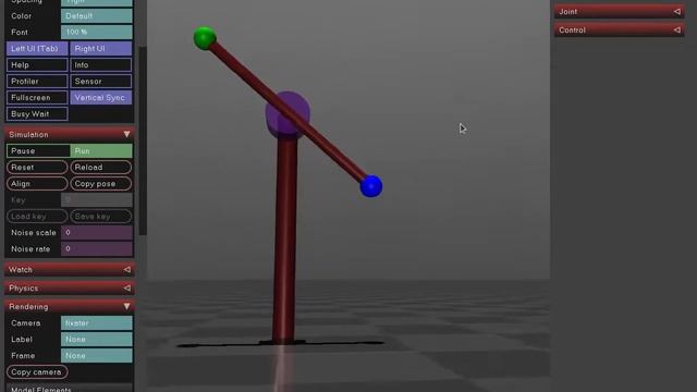 MuJoCo Simulate Python Bindings - Fixation using Visual Feedback Example смотреть онлайн