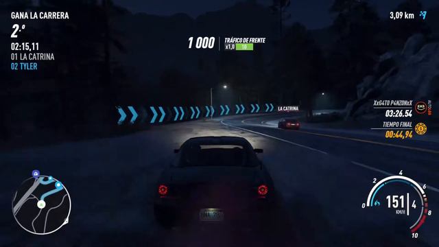 Need For Speed PAY BACK (La catrina vs Tyler Morgan) смотреть онлайн