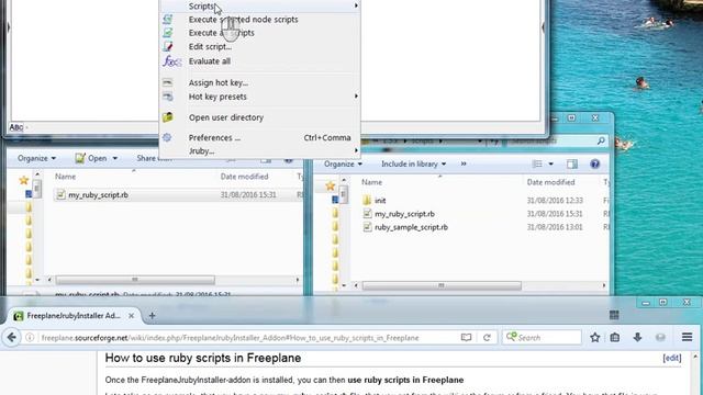 How to use ruby scripts in Freeplane смотреть онлайн