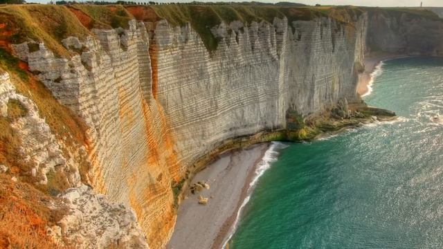 Город  Этрета (Étretat) во Франция