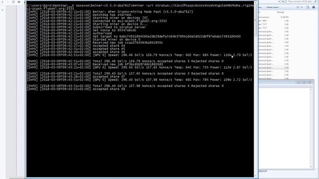 [ANN] Bminer: a fast Equihash miner for CUDA GPUs (5.5.0) смотреть онлайн