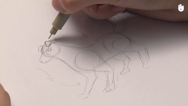 Как нарисовать собаку смотреть онлайн