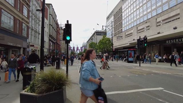 London Oxford Street - Walking from Tottenham Court Road to Marble Arch 4k смотреть онлайн