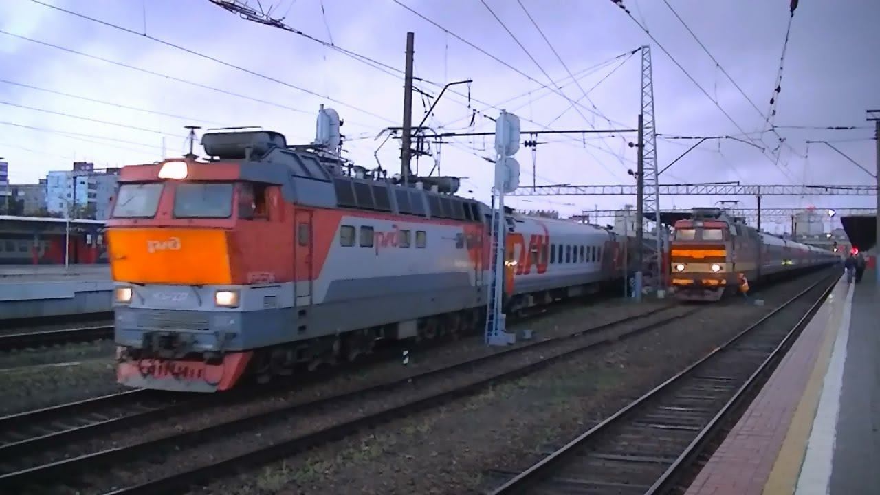 РЖД ЧС4Т-237 с поездом №87 Нижний Новгород - Адлер смотреть онлайн