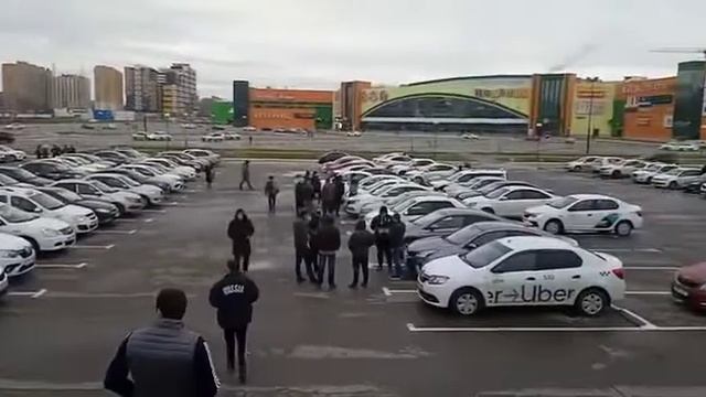 Забастовка Яндекс такси в Пензе смотреть онлайн