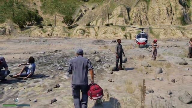 HELICÓPTERO ÁGUIA NO RESGATE A VÍTIMA DE AFOGAMENTO - GTA V EMERGÊNCIA 24 HORAS смотреть онлайн