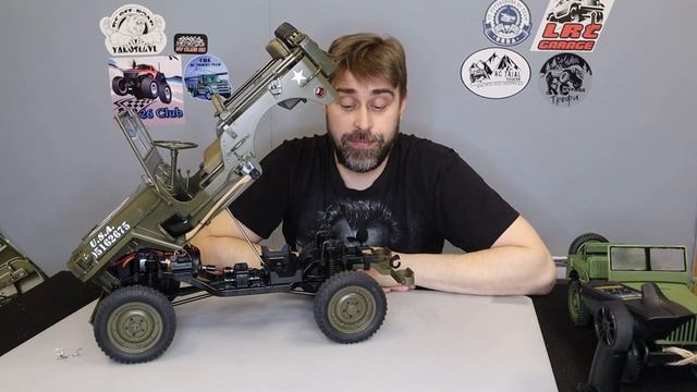 RocHobby RC Car 1/6 Scaler JEEP WILLYS 1941 MB 4WD. Супер копия из коробки