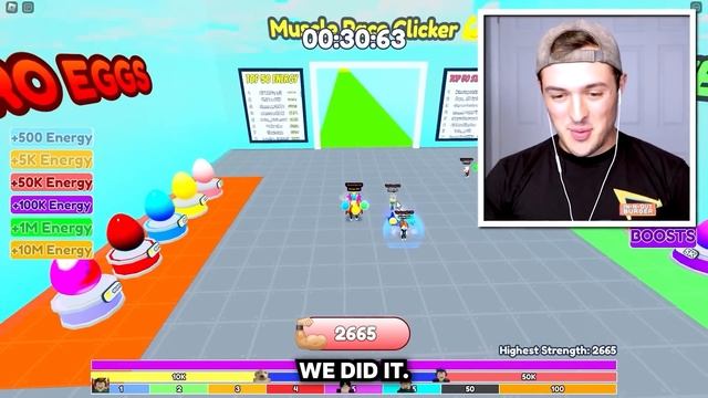 ROBLOX MUSCLE CLICKER! (Ripped) смотреть онлайн