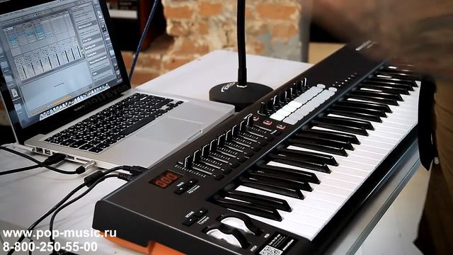MIDI клавиатура NOVATION LAUNCHKEY 61 смотреть онлайн
