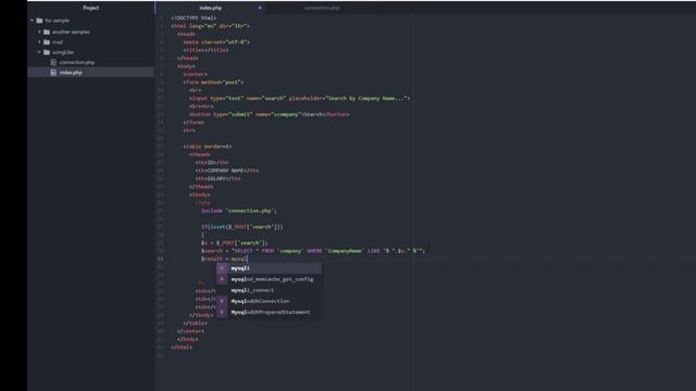 SEARCHING DATA IN DATABASE IN PHP USING LIKE % смотреть онлайн