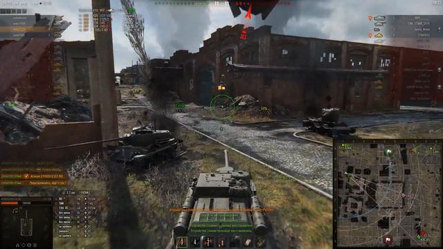 СУ-100 эпично втащила против 7лвл, без стоялова! World of Tanks смотреть онлайн