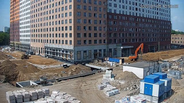 ПИК Кольская 8 ( камера 1 ) таймлапс с 02-07-2022 по 08-07-2022 смотреть онлайн