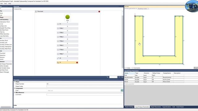 Canal Rectangular para Pistas y Veredas en SubAsembly Composer y AutoCAD Civil 3D 2020 C-02 смотреть онлайн